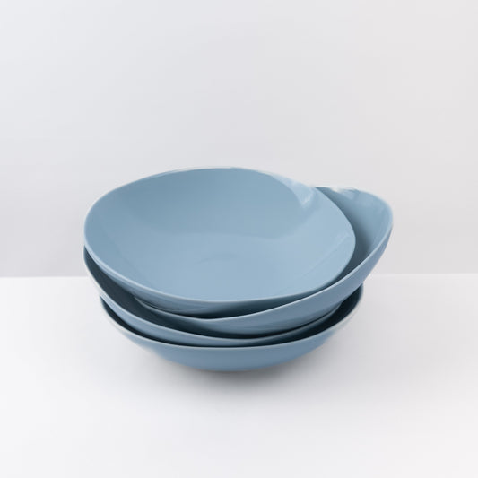 Assiettes creuses bleu ciel