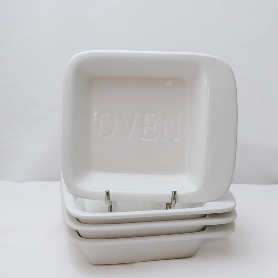 plat portion individuel pour le four
