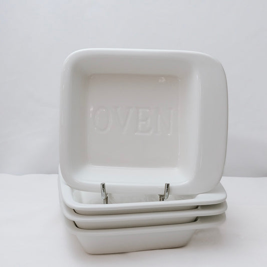 plat portion individuel pour le four