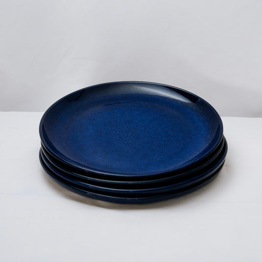 Assiettes bleu