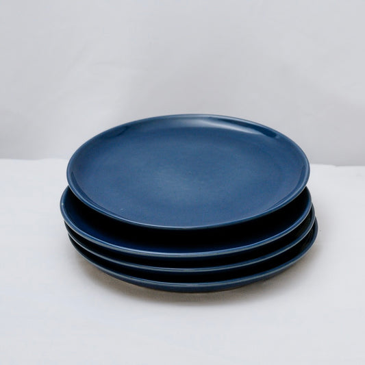 Assiettes dessert bleu